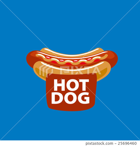 vector logo hot dog vector logo hot dog 25696460