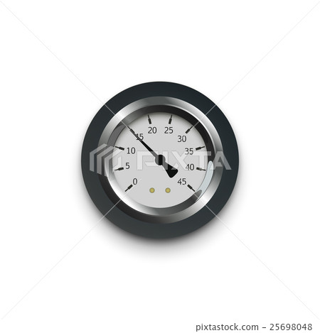 illustration of a pressure meter gauge 25698048