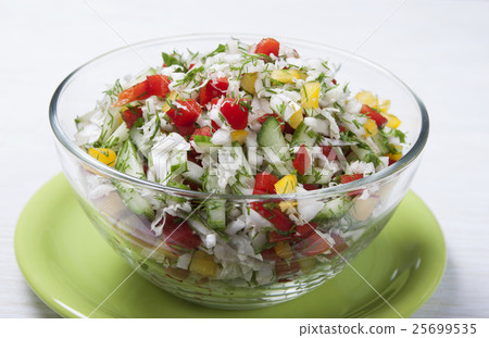 Vegetable salad. 25699535