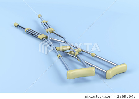 Pair of underarm crutches Pair of underarm crutches 25699643