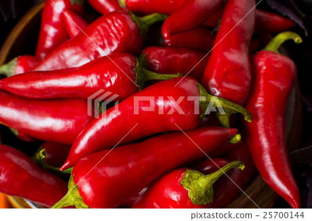 Red hot chilli pepper background 25700144