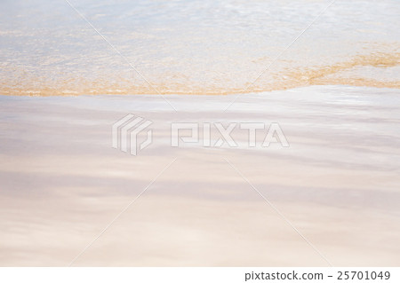 Abstract soft sea wave on the beach 25701049