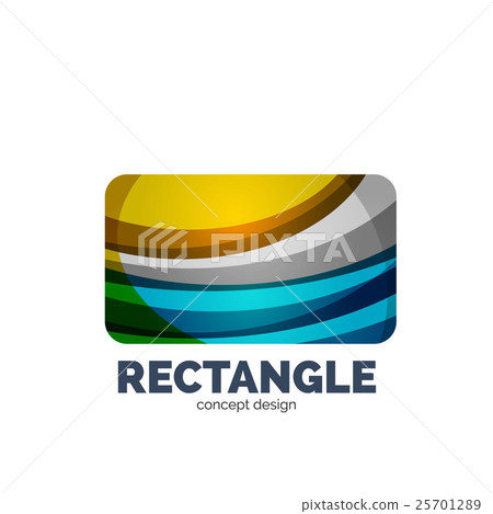 Vector rectangle logo Vector rectangle logo 25701289