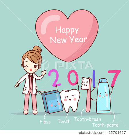 woman dentist with tooth brush 25701537