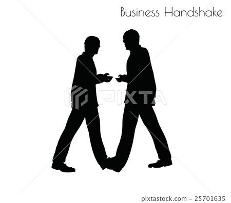 man in Business Handshake pose man in Business Handshake pose 25701635