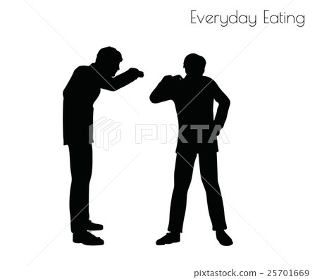 man in Everyday Eating pose man in Everyday Eating pose 25701669