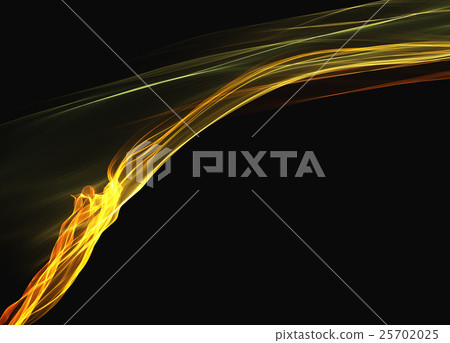 abstract yellow orange smoke flame elegant wave abstract yellow orange smoke flame elegant wave 25702025