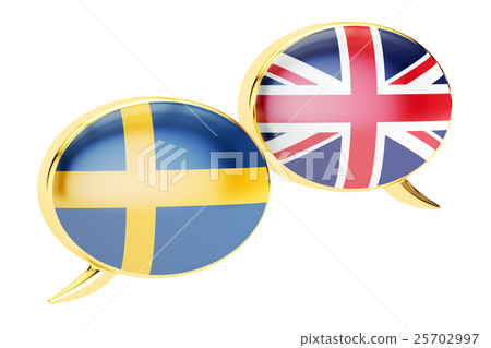 Speech bubbles, English-Swiss conversation Speech bubbles, English-Swiss conversation 25702997