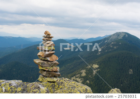 Stack of stones zen. Stack of stones zen. 25703031