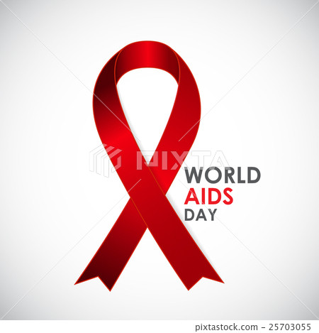 Red Ribon - Symbol of 21 December World AIDS Day Red Ribon - Symbol of 21 December World AIDS Day 25703055