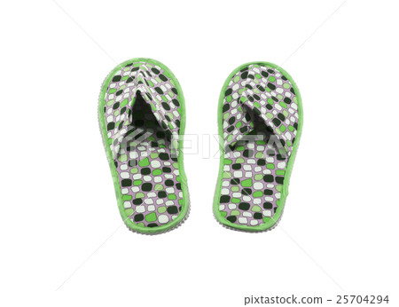 House slippers Isolated House slippers Isolated 25704294