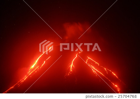 Night view of eruption volcano on Kamchatka Night view of eruption volcano on Kamchatka 25704768