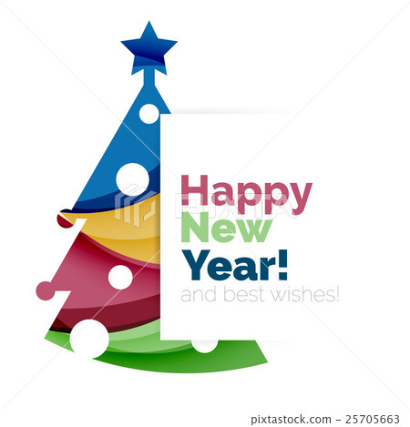Happy New Year and Chrismas holiday greeting card Happy New Year and Chrismas holiday greeting card 25705663