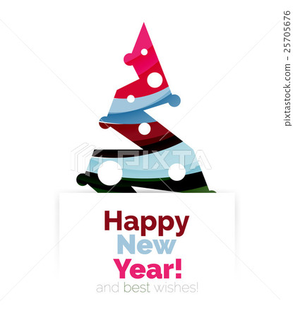 Christmas and New Year promotion banner design 25705676