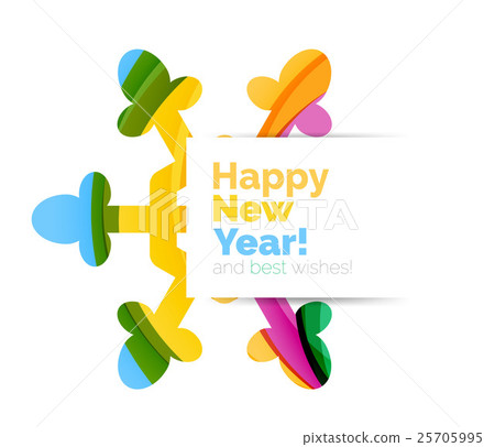 Geometric Christmas sale or promotion ad banner 25705995