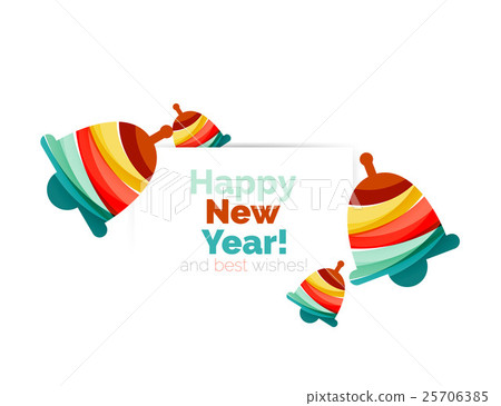 Abstract geometric Christmas banner Abstract geometric Christmas banner 25706385