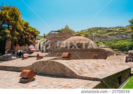 Abanotubani - Bath District In Tbilisi, Georgia 25708556