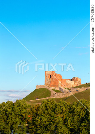 Vilnius Lithuania. Remains Of Ancient Fortress Of Vilnius Lithuania. Remains Of Ancient Fortress Of 25708686