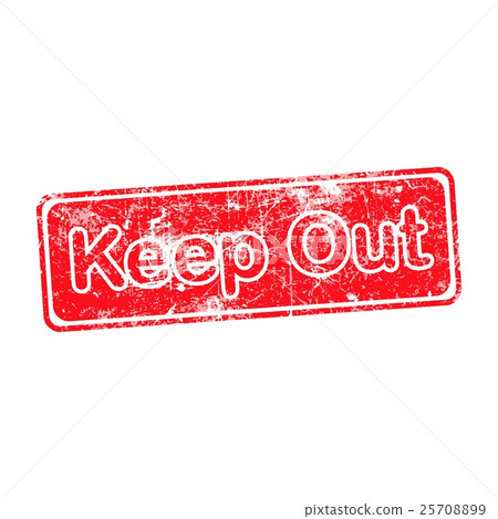 keep out red grunge rubber stamp vector keep out red grunge rubber stamp vector 25708899