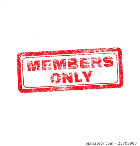 members only red grunge rubber stamp vector members only red grunge rubber stamp vector 25708900