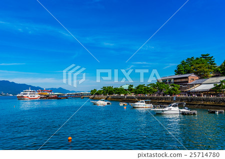 [廣島縣]宮島的風景 25714780