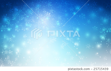 Winter snow fall with bokeh and lighting element  25715439