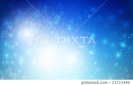 Winter snow fall with bokeh and lighting element  25715440