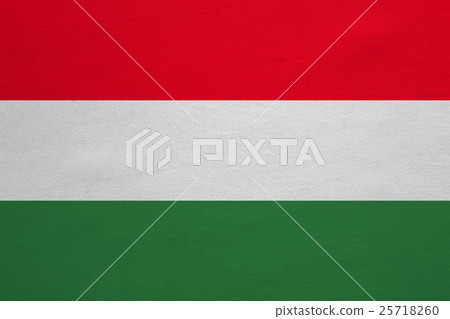 Flag of Hungary real detailed fabric texture Flag of Hungary real detailed fabric texture 25718260