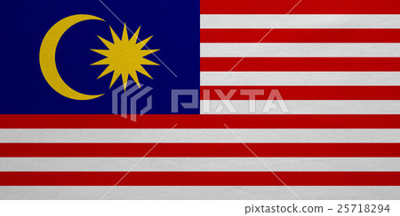 Flag of Malaysia real detailed fabric texture Flag of Malaysia real detailed fabric texture 25718294
