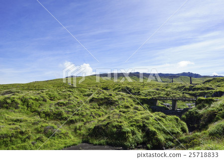The Aso mountain ropeway landing after the Kumamoto earthquake, the height difference to the Ropeway crater west station west of the world's first volcano 108 m 25718833