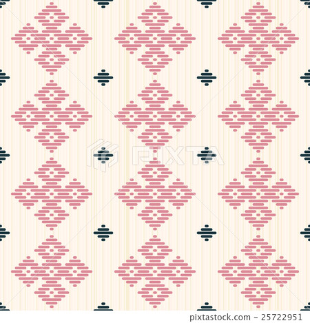 Abstract seamless pattern. Kogin embroidery style. 25722951