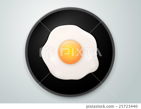 fried egg with pan background fried egg with pan background 25723440