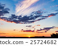 Dramatic landscape sunset 25724682