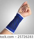 Hand with a orthopedic wrist brace 25726283