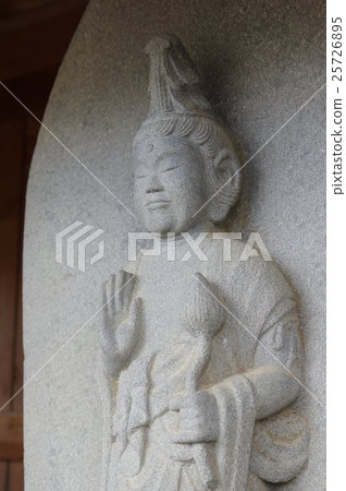 Shinshuu（Ina-shi Tadanobu Fuji Temple West Nankoku 31st Kannon No. 21）Sadaharu Moriya Sadaharu的石佛像 25726895