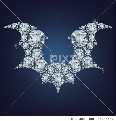 Halloween flying bat silhouettes  25727529