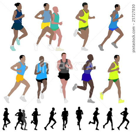marathon runners 25727830