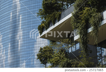 Modern buildings with vegetation in Italy Modern buildings with vegetation in Italy 25727865
