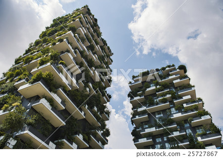 Modern buildings with vegetation in Italy 25727867