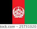 Flag of Afghanistan. Vector. Accurate dimensions 25731020