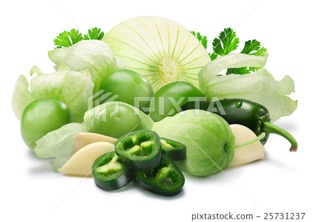 Ingredients for Salsa Verde, paths 25731237