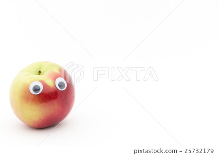 眼球貼紙/蘋果（品種：Macintosh）：搖頭眼蘋果 25732179