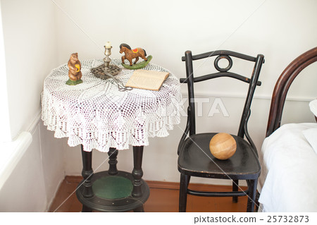 Old russian interior. Old russian interior. 25732873