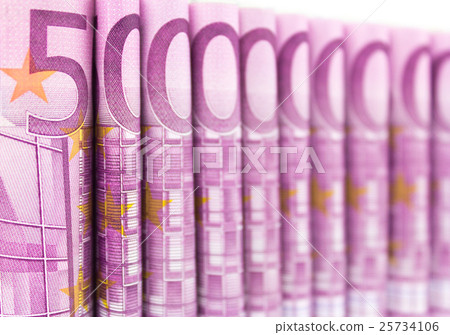 cash money EURO bills , 500 euros macro cash money EURO bills , 500 euros macro 25734106