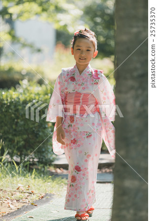 yukata, younger, girl 25735370