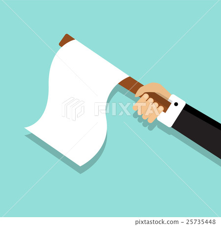 recognition of defeat and a signal to surrender 25735448