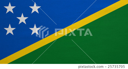 Flag of Solomon Islands detailed fabric texture 25735705
