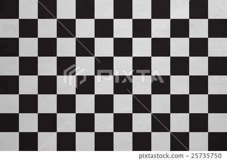 Checkered racing flag real detailed fabric texture 25735750