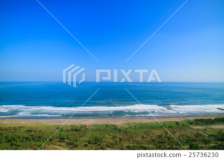 沿海地區的鳥瞰圖與Iwanoshi流程 沿海地區的鳥瞰圖與Iwanoshi流程 25736230