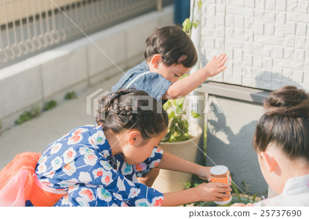 浴衣 兒童 孩子 25737690